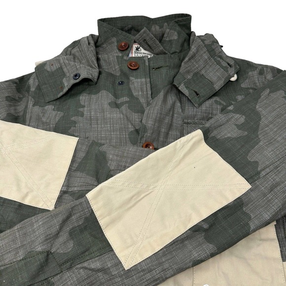 Marshall Artist‎ Waxed Cotton Hooded Jacket Simms Sigal Camo Lined Medium - Picture 7 of 16